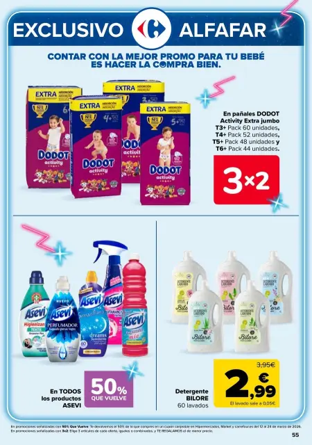 Ofertas de Carrefour España de 25 febrero a 11 marzo 2026 50% QUE VUELVE + 3x2 Ofertas - Página 55