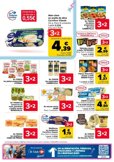 Ofertas de Carrefour España de 25 febrero a 11 marzo 2026 50% QUE VUELVE + 3x2 Ofertas - Página 28