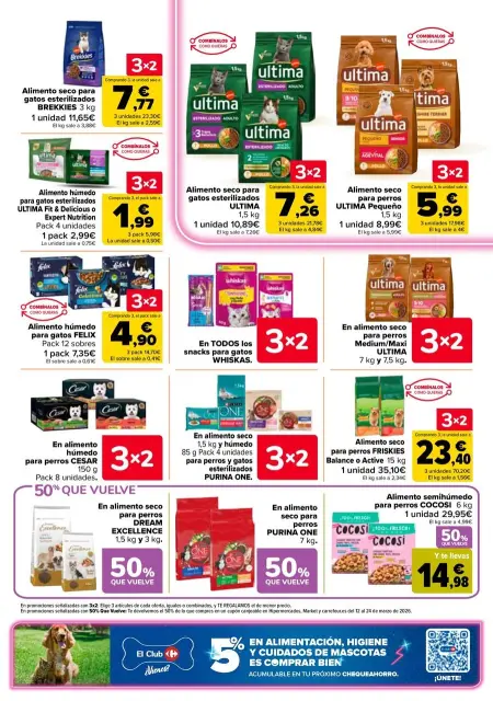 Ofertas de Carrefour España de 25 febrero a 11 marzo 2026 50% QUE VUELVE + 3x2 Ofertas - Página 63