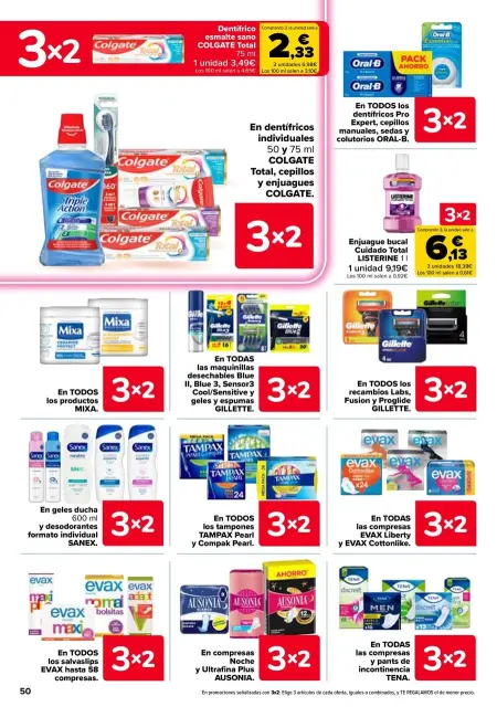 Ofertas de Carrefour España de 25 febrero a 11 marzo 2026 50% QUE VUELVE + 3x2 Ofertas - Página 50