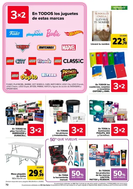 Ofertas de Carrefour España de 25 febrero a 11 marzo 2026 50% QUE VUELVE + 3x2 Ofertas - Página 72