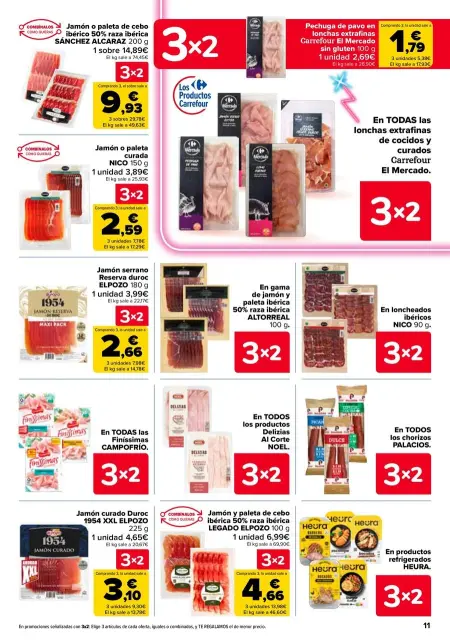Ofertas de Carrefour España de 25 febrero a 11 marzo 2026 50% QUE VUELVE + 3x2 Ofertas - Página 11