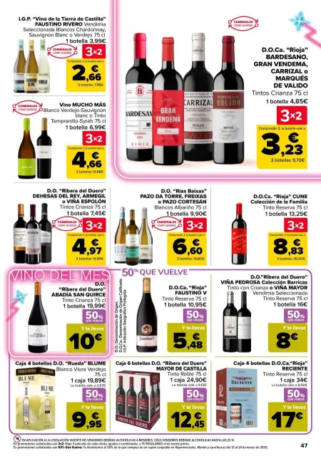 Ofertas de Carrefour España de 25 febrero a 11 marzo 2026 50% QUE VUELVE + 3x2 Ofertas - Página 47