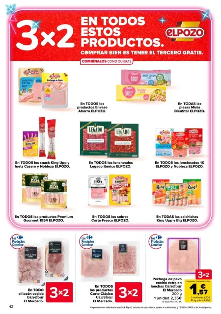 Ofertas de Carrefour España de 25 febrero a 11 marzo 2026 50% QUE VUELVE + 3x2 Ofertas - Página 12