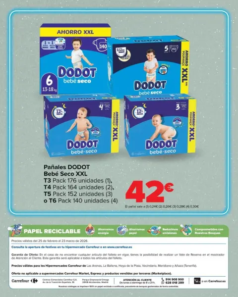 Ofertas de Carrefour España de 25 febrero a 23 marzo 2026 Ofertas BEBE - Página 44