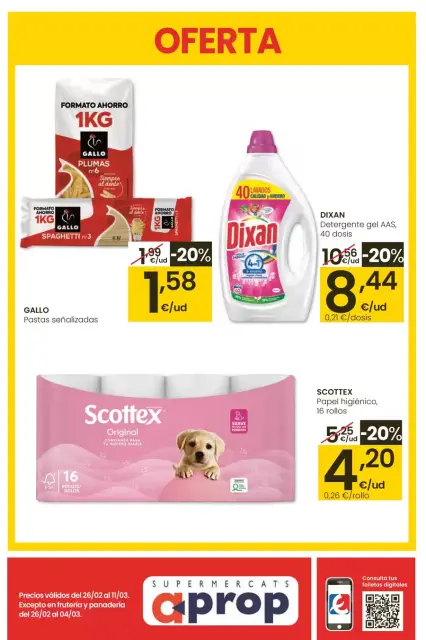 Ofertas de Eroski España de 26 febrero a 11 marzo 2026 Oferta - Página 1