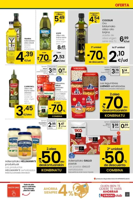 Ofertas de Eroski España de 26 febrero a 11 marzo 2026 Udaberriz jantzi zeure - Página 21