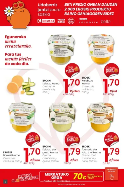 Ofertas de Eroski España de 26 febrero a 11 marzo 2026 Udaberriz jantzi zeure - Página 2