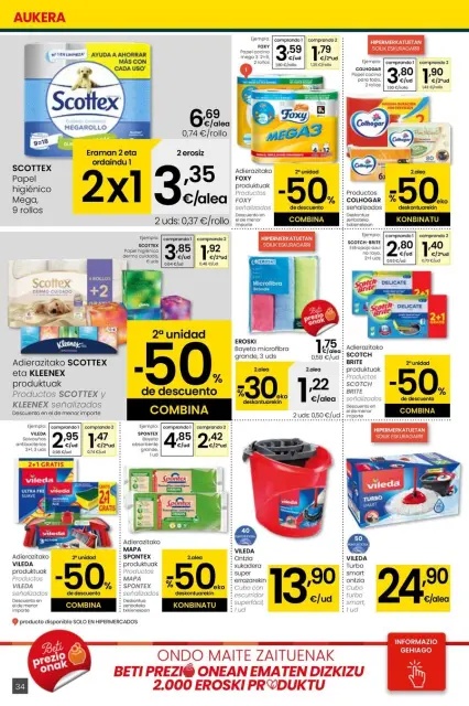 Ofertas de Eroski España de 26 febrero a 11 marzo 2026 Udaberriz jantzi zeure - Página 34