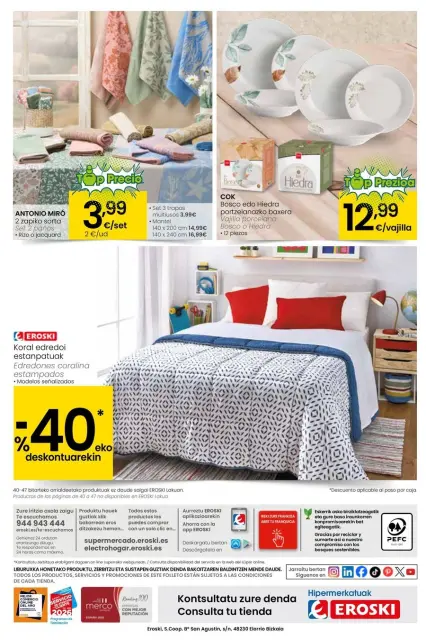 Ofertas de Eroski España de 26 febrero a 11 marzo 2026 Udaberriz jantzi zeure - Página 47
