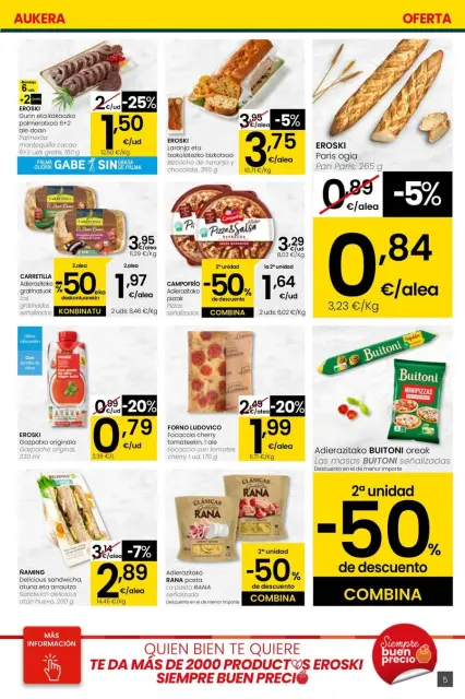 Ofertas de Eroski España de 26 febrero a 11 marzo 2026 Udaberriz jantzi zeure - Página 5