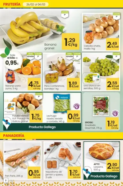 Ofertas de Eroski España de 26 febrero a 11 marzo 2026 2ª Unidad -50% de Descuento - Página 2