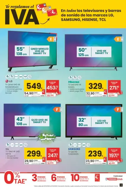 Ofertas de Eroski España de 26 febrero a 11 marzo 2026 Ofertas tecno - Página 3