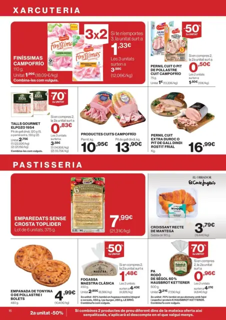 Ofertas de Hipercor España de 26 febrero a 11 marzo 2026 70% 2ª Unidad en Miles de Productos - Página 16
