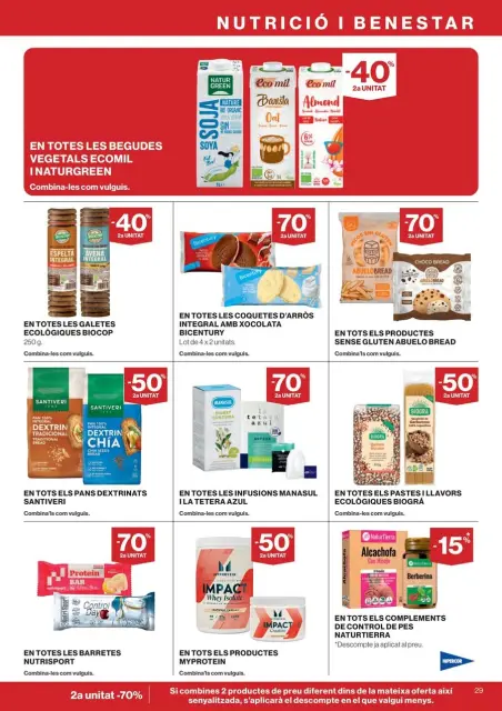 Ofertas de Hipercor España de 26 febrero a 11 marzo 2026 70% 2ª Unidad en Miles de Productos - Página 29