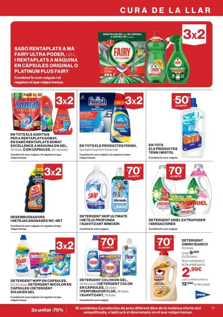 Ofertas de Hipercor España de 26 febrero a 11 marzo 2026 70% 2ª Unidad en Miles de Productos - Página 31