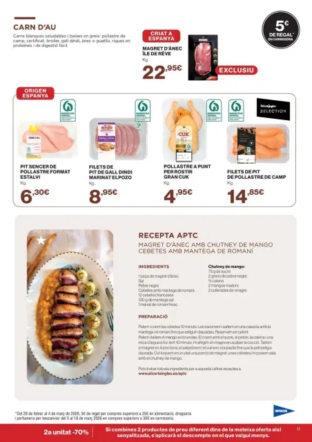 Ofertas de Hipercor España de 26 febrero a 11 marzo 2026 70% 2ª Unidad en Miles de Productos - Página 11