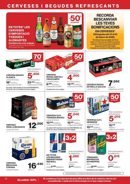 Ofertas de Hipercor España de 26 febrero a 11 marzo 2026 70% 2ª Unidad en Miles de Productos - Página 26