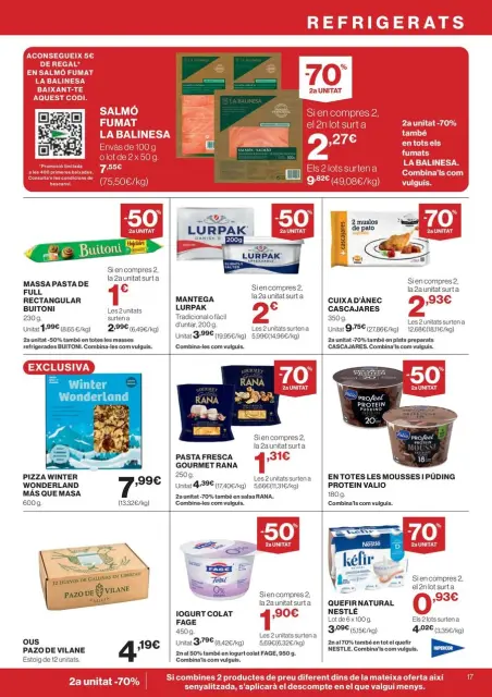 Ofertas de Hipercor España de 26 febrero a 11 marzo 2026 70% 2ª Unidad en Miles de Productos - Página 17
