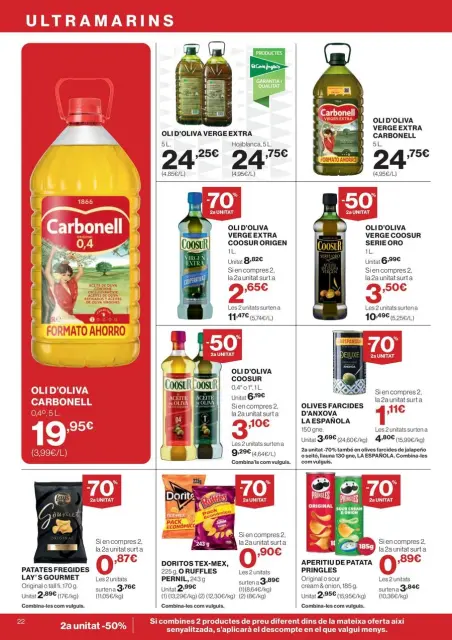Ofertas de Hipercor España de 26 febrero a 11 marzo 2026 70% 2ª Unidad en Miles de Productos - Página 22