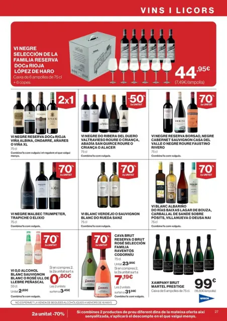 Ofertas de Hipercor España de 26 febrero a 11 marzo 2026 70% 2ª Unidad en Miles de Productos - Página 27