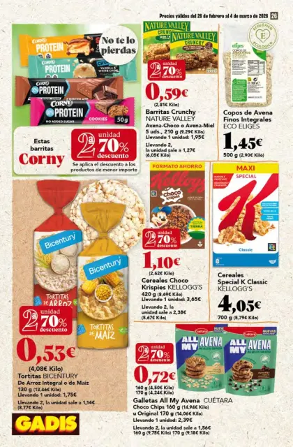 Ofertas de GADIS supermercado España de 26 febrero a 4 marzo 2026 Nuevos precios - Página 26