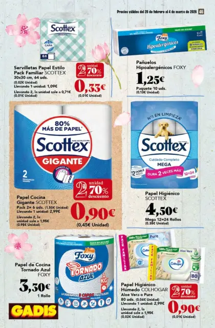 Ofertas de GADIS supermercado España de 26 febrero a 4 marzo 2026 Nuevos precios - Página 46