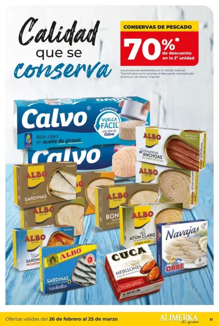 Ofertas de ‎Alimerka Supermercados‎ España de 26 febrero a 25 marzo 2026 Ofertas Mensuales - Página 21