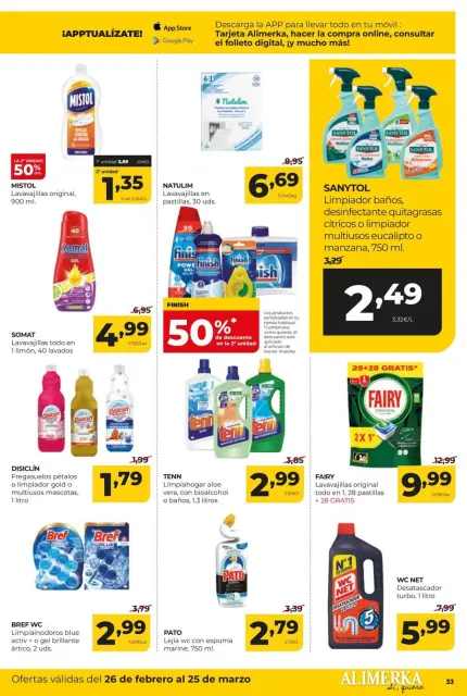 Ofertas de ‎Alimerka Supermercados‎ España de 26 febrero a 25 marzo 2026 Ofertas Mensuales - Página 33