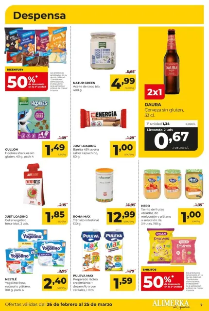 Ofertas de ‎Alimerka Supermercados‎ España de 26 febrero a 25 marzo 2026 Ofertas Mensuales - Página 7