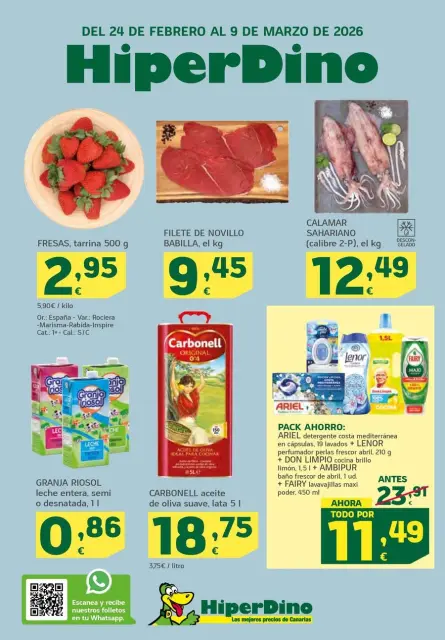 Ofertas de HiperDino España de 24 febrero a 9 marzo 2026 Nuevas ofertas - Página 1
