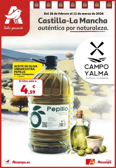 Ofertas de Alcampo España de 26 febrero a 11 marzo 2026 Castilla-La Mancha auténtica por naturaleza - Página 1
