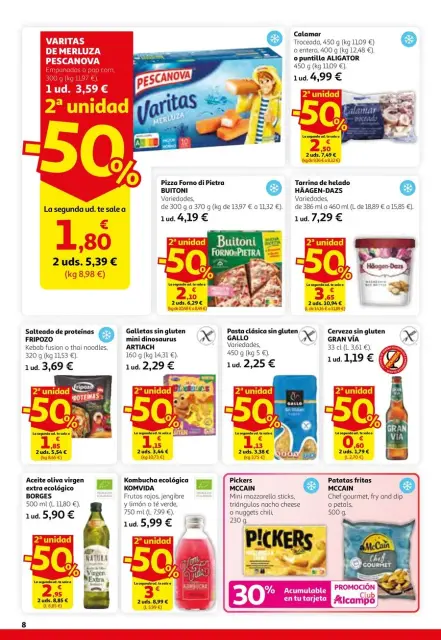 Ofertas de Alcampo España de 26 febrero a 11 marzo 2026 2a unitat -50% - Página 8