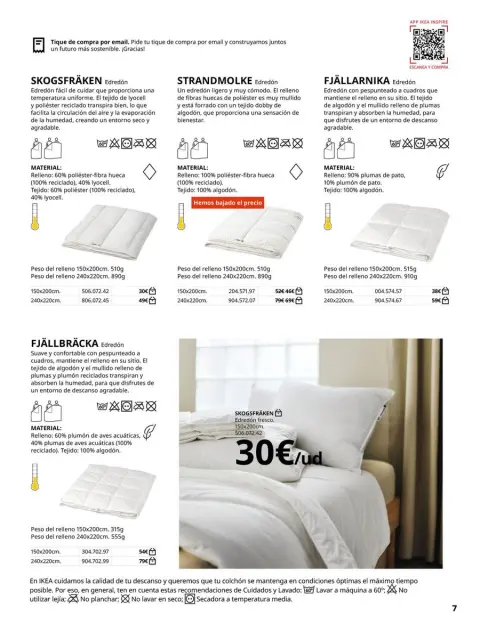 Offres IKEA Espagne de 19 février à 31 août 2026 Offres de Literie - Page 7