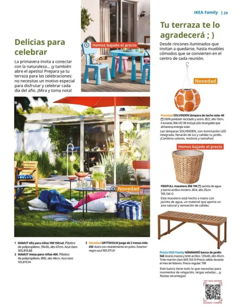 Offres IKEA Espagne de 1 janvier à 31 mars 2026 Offres du Magazine IKEA Family - Page 29