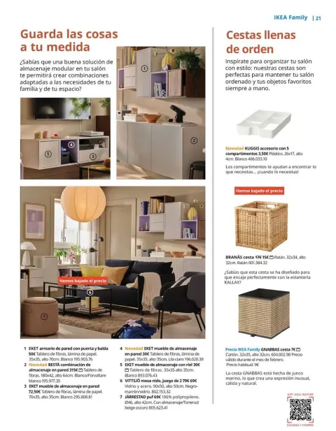 Offres IKEA Espagne de 1 janvier à 31 mars 2026 Offres du Magazine IKEA Family - Page 21