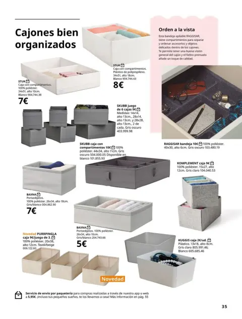 Offres IKEA Espagne de 19 février à 31 août 2026 Offres d'Organisation de la Maison - Page 35