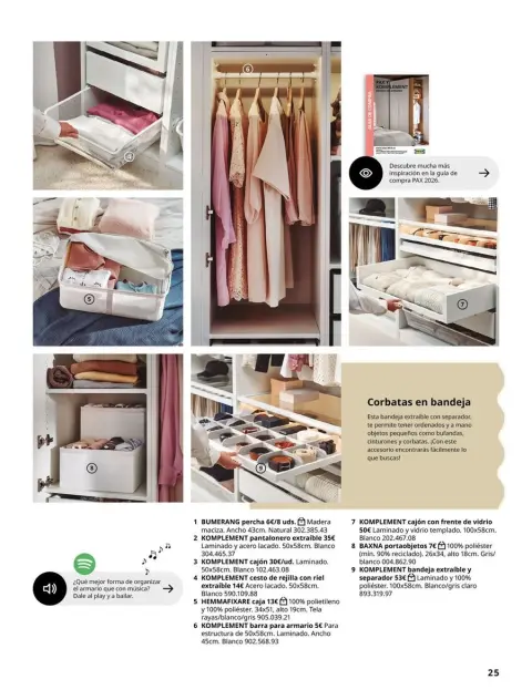 Offres IKEA Espagne de 19 février à 31 août 2026 Offres d'Organisation de la Maison - Page 25