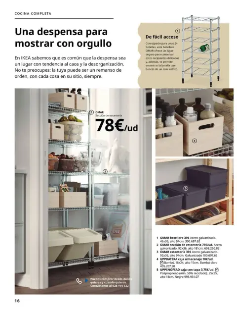 Offres IKEA Espagne de 19 février à 31 août 2026 Offres d'Organisation de la Maison - Page 16