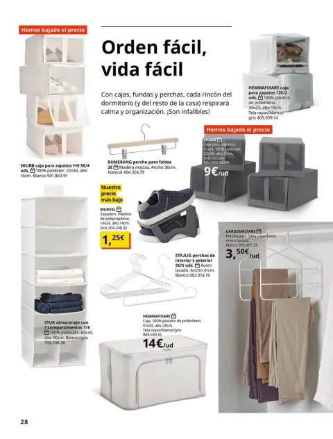 Offres IKEA Espagne de 19 février à 31 août 2026 Offres d'Organisation de la Maison - Page 28