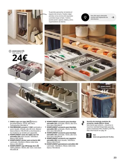 Offres IKEA Espagne de 19 février à 31 août 2026 Offres d'Organisation de la Maison - Page 23