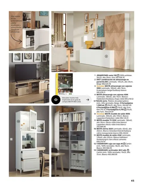 Offres IKEA Espagne de 19 février à 31 août 2026 Offres d'Organisation de la Maison - Page 45