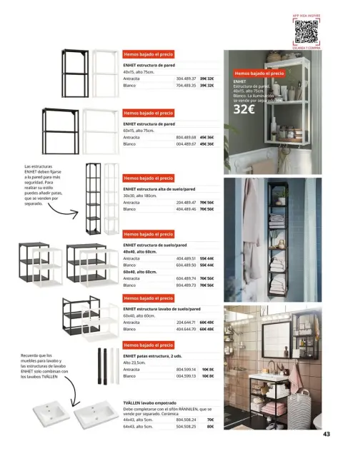 IKEA Spain Offers from 19 February to 31 August 2026 Bathrooms Offers - Page 43