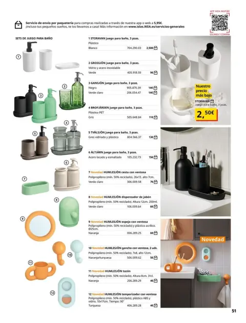 IKEA Spain Offers from 19 February to 31 August 2026 Bathrooms Offers - Page 51