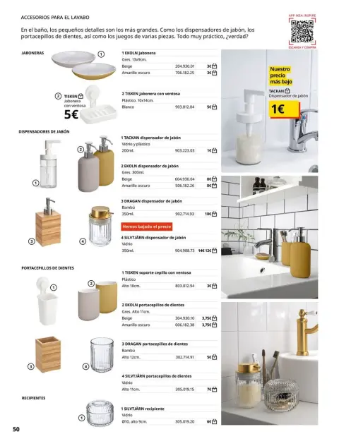 IKEA Spain Offers from 19 February to 31 August 2026 Bathrooms Offers - Page 50