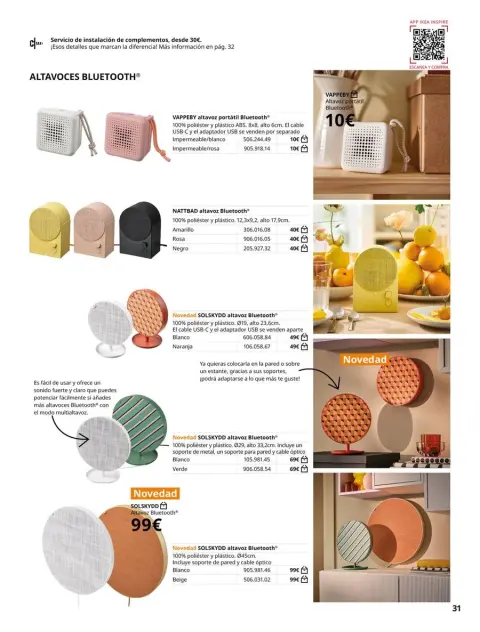 Offres IKEA Espagne de 25 février à 31 août 2026 Offres d'Éclairage et de Maison Intelligente - Page 31
