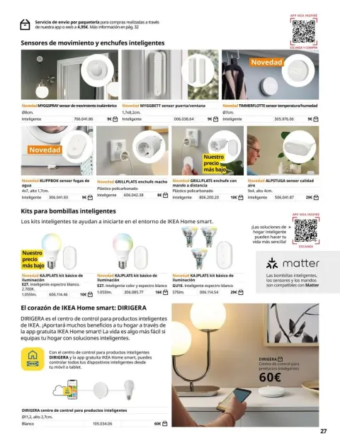 Offres IKEA Espagne de 25 février à 31 août 2026 Offres d'Éclairage et de Maison Intelligente - Page 27