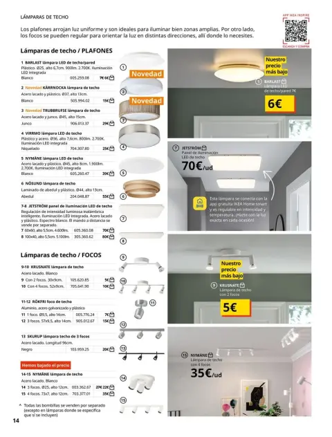Offres IKEA Espagne de 25 février à 31 août 2026 Offres d'Éclairage et de Maison Intelligente - Page 14