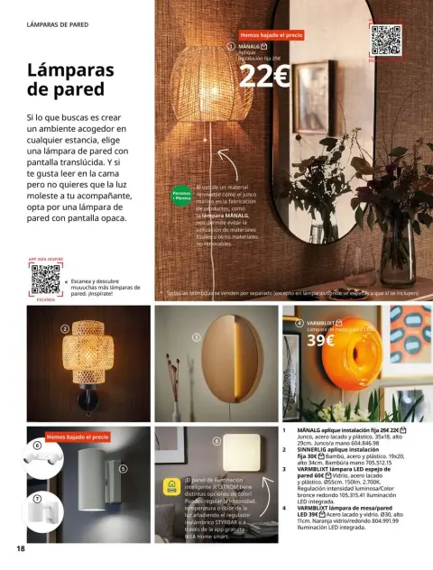 Offres IKEA Espagne de 25 février à 31 août 2026 Offres d'Éclairage et de Maison Intelligente - Page 18