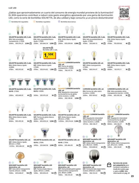Offres IKEA Espagne de 25 février à 31 août 2026 Offres d'Éclairage et de Maison Intelligente - Page 23
